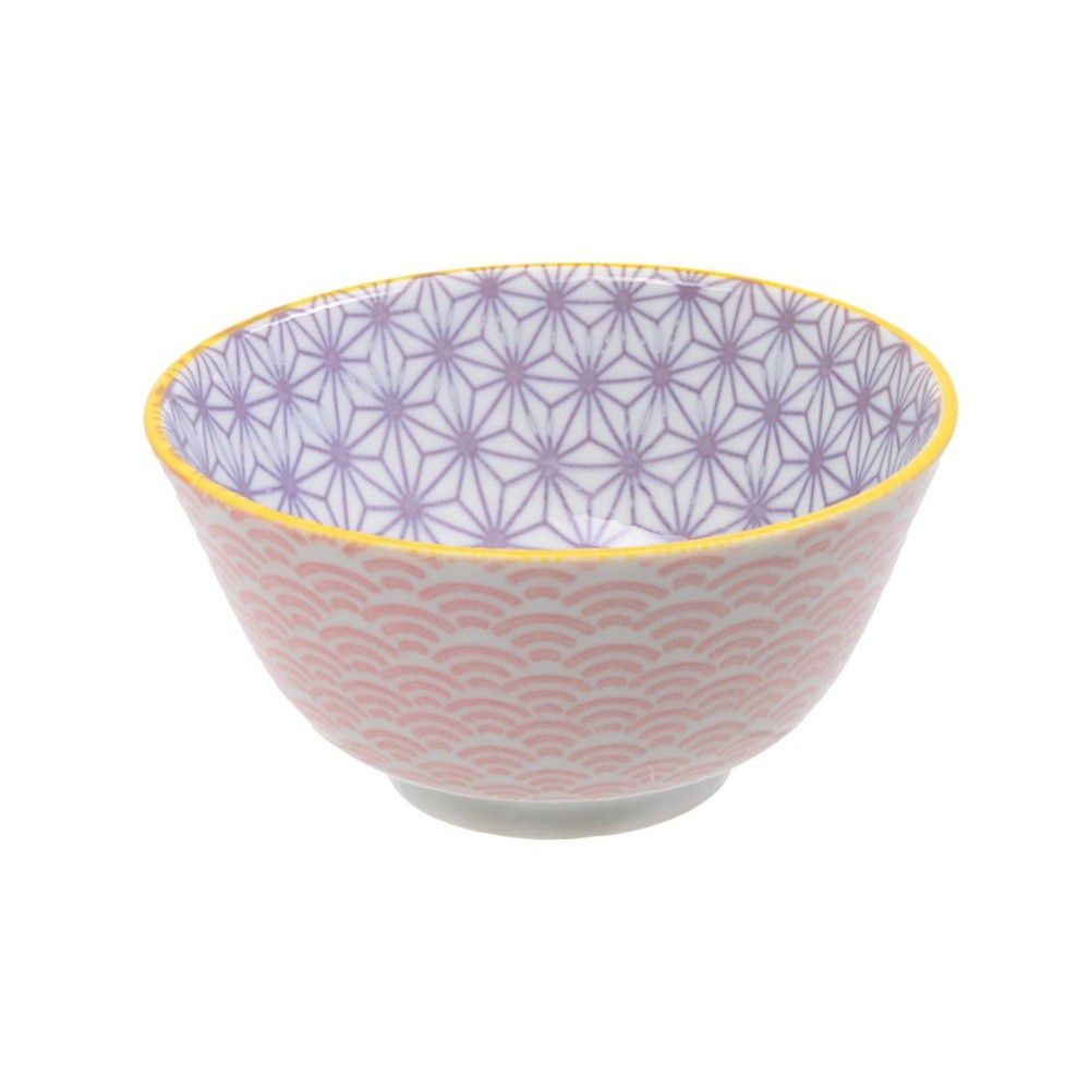 Růžovofialová porcelánová miska Tokyo Design Studio Star, ⌀ 12 cm - Bonami.cz