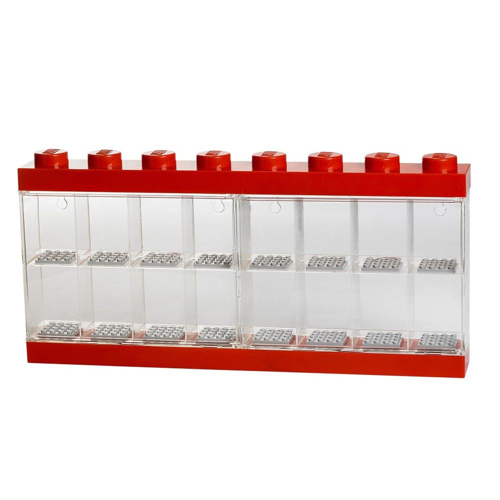 Červená sběratelská skříňka na 16 minifigurek LEGO® - Bonami.cz