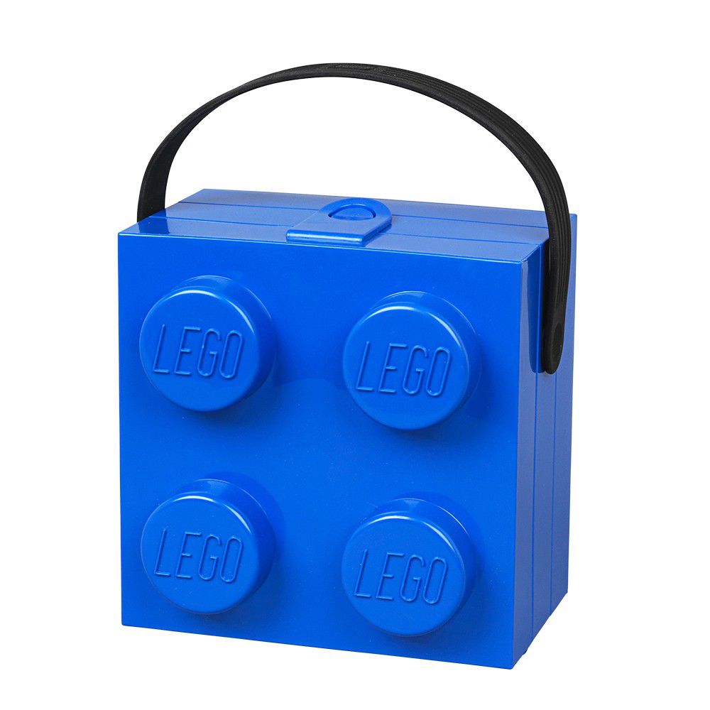 Modrý úložný box s rukojetí LEGO® - Bonami.cz