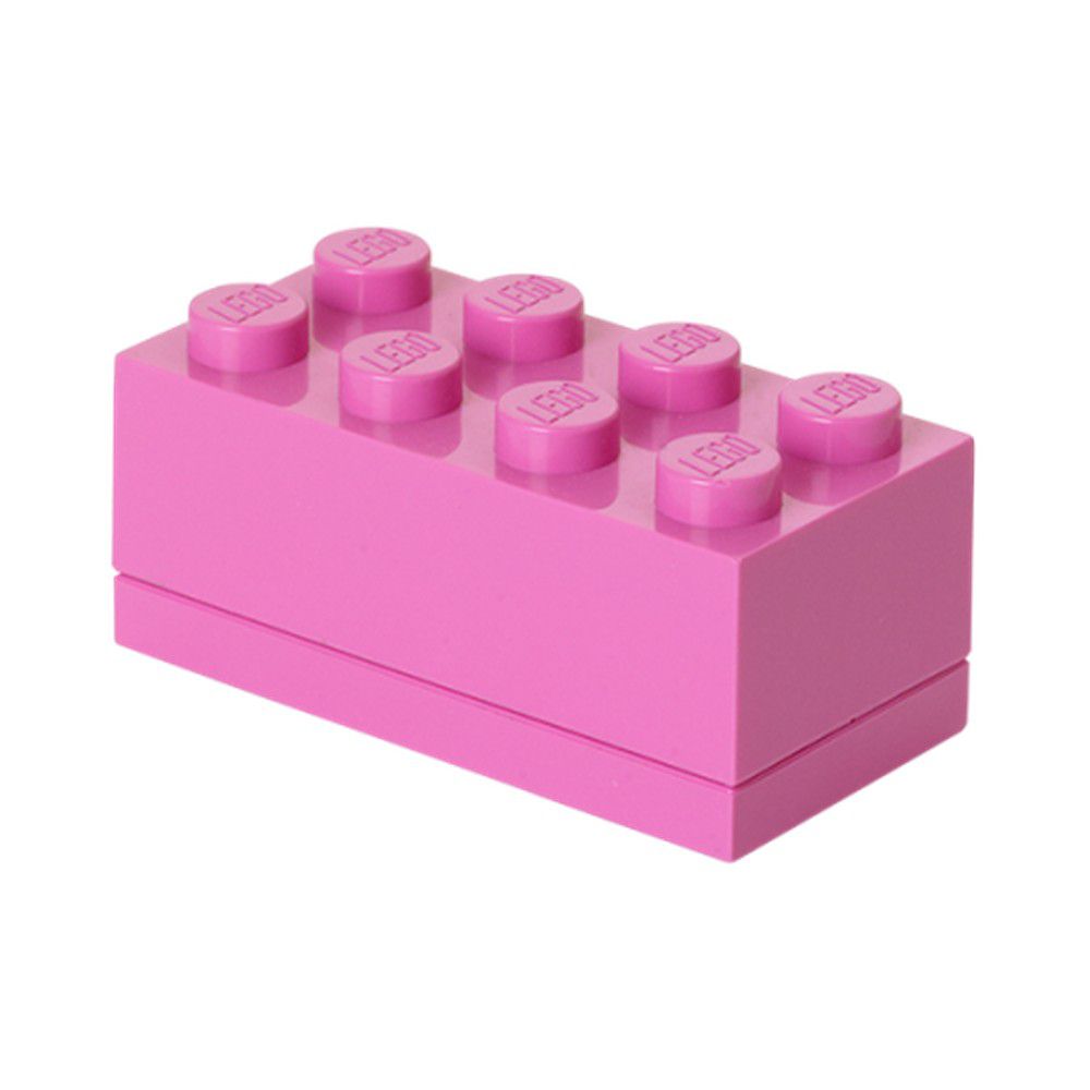 Růžový úložný box LEGO® Mini Box - Bonami.cz
