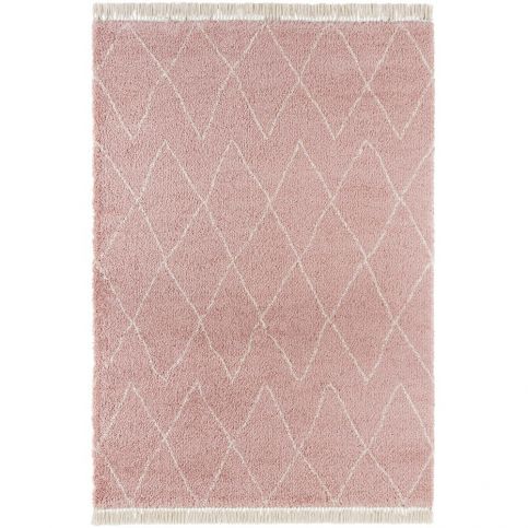 Růžový koberec Mint Rugs Jade, 80 x 150 cm Bonami.cz
