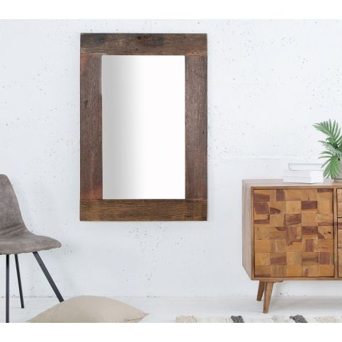 INV Zrcadlo Cuba 120cm recyklované dřevo - Design4life