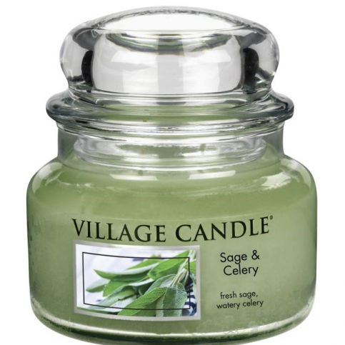 Village Candle Vonná svíčka ve skle, Svěží šalvěj - Sage Celery, 11oz, 269 g - 4home.cz