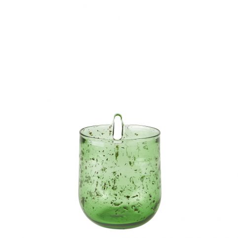Skleněný závěsný květináč v zelené barvě Villa Collection, ∅ 14 cm - Bonami.cz
