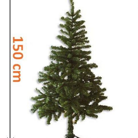 D01102 Umělý vánoční strom - tmavě zelený, 1,5 m - Favi.cz