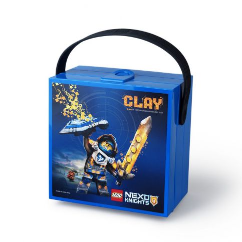 Modrý úložný box s rukojetí LEGO® NEO Knights - Bonami.cz