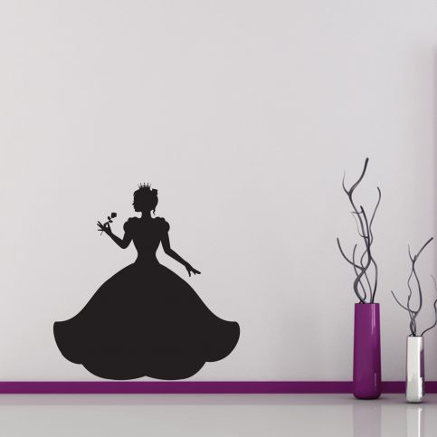Samolepka na zeď - Princezna (56x60 cm) - PopyDesign - Popydesign