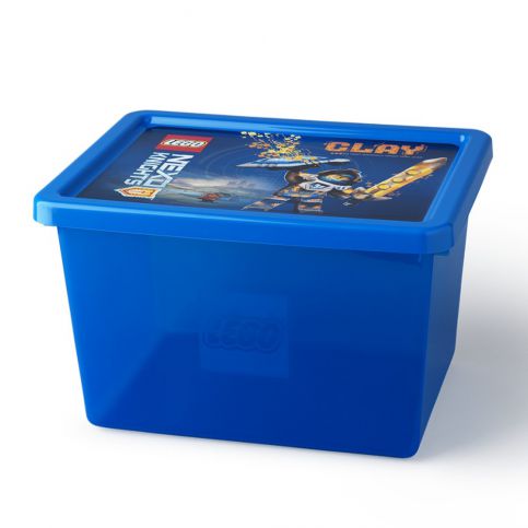 Modrý úložný box LEGO® NEXO Knights - Bonami.cz