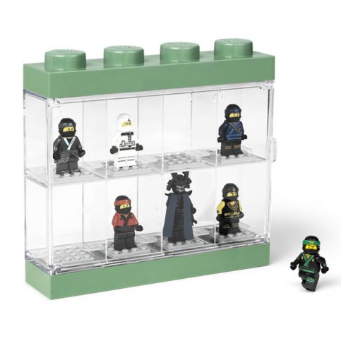 Zelenobílá sběratelská skříňka na 8 minifigurek LEGO® - Bonami.cz