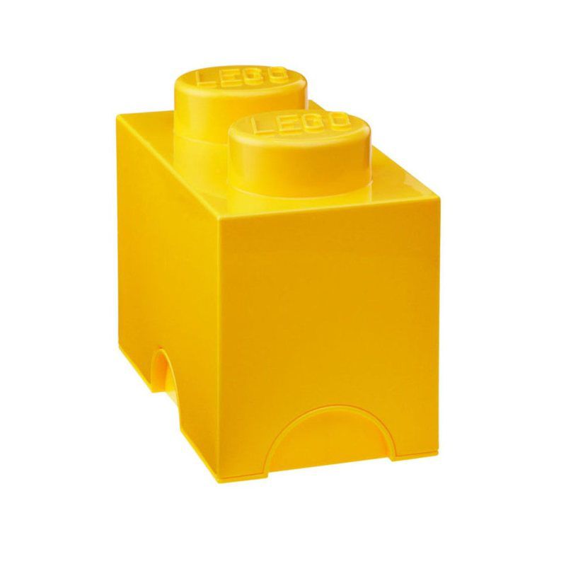 Žlutý úložný dvojbox LEGO® - Favi.cz