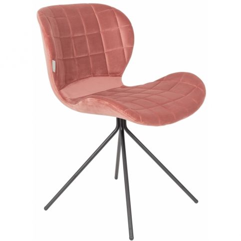 Sada 2 růžových židlí Zuiver OMG Velvet - Bonami.cz