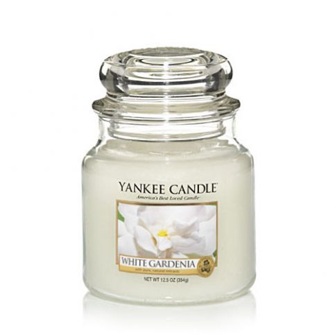 Yankee Candle vonná svíčka White Gardenia Classic střední - Different.cz