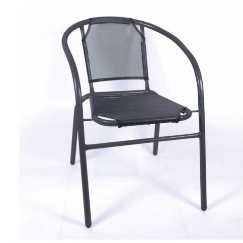 Židle, stohovatelná,  tmavě šedá / šedá, LESTRA 0000194794 Tempo Kondela - DEKORHOME.CZ