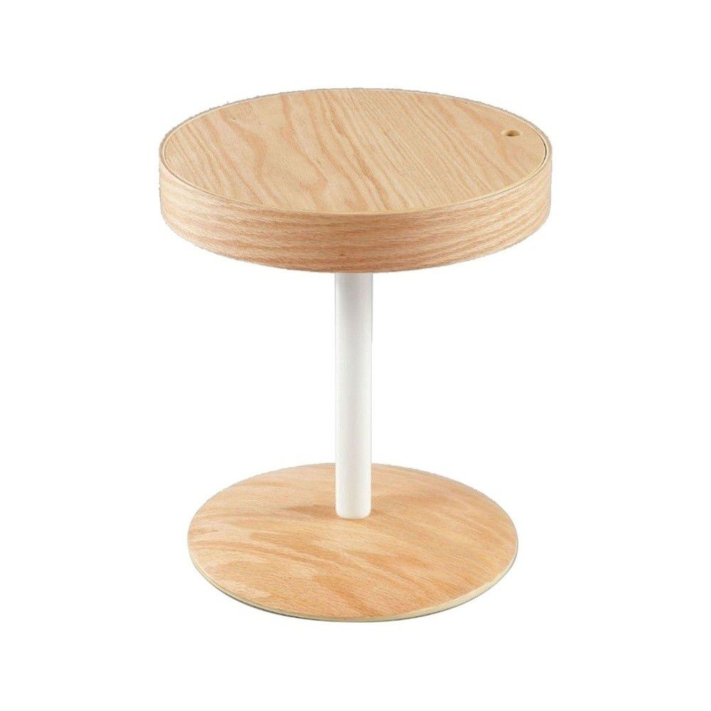 Hnědý odkládací stolek s úložným prostorem Design Twist Lampang - Bonami.cz