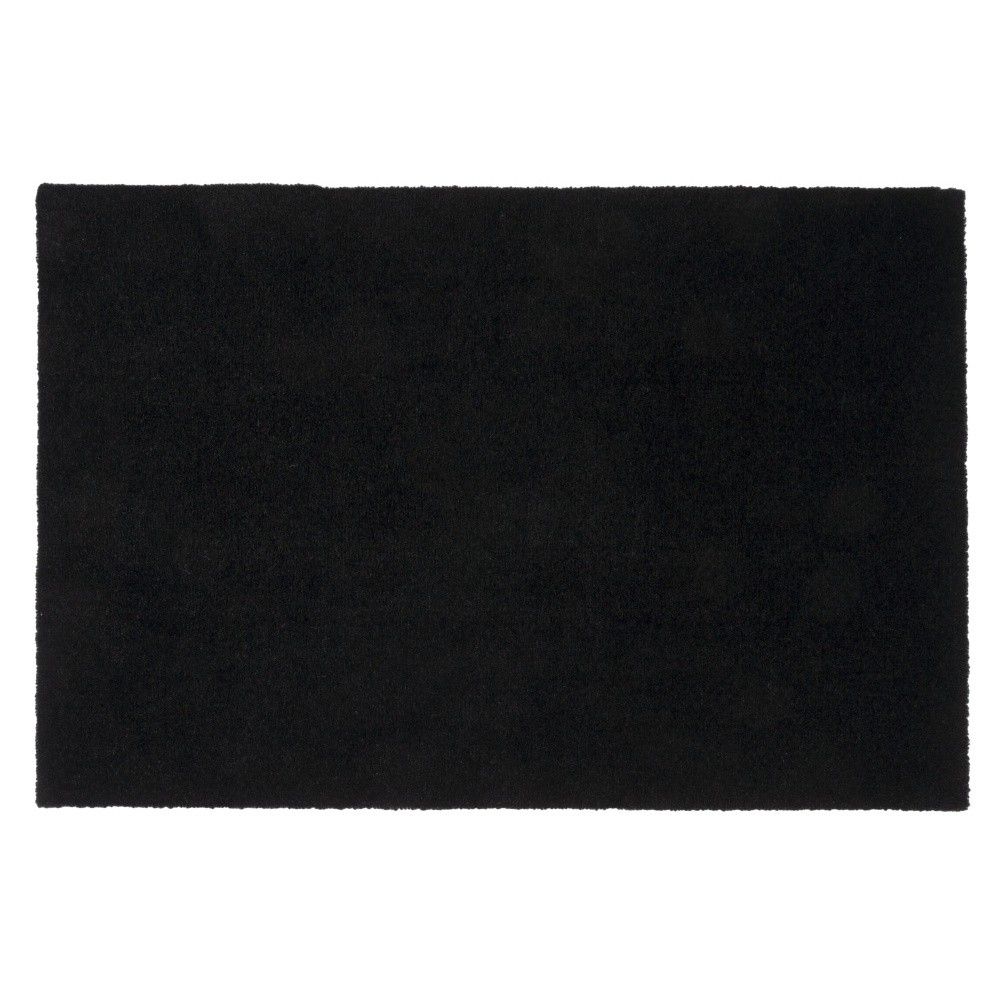 Černá rohožka tica copenhagen Unicolor, 60 x 90 cm - Bonami.cz