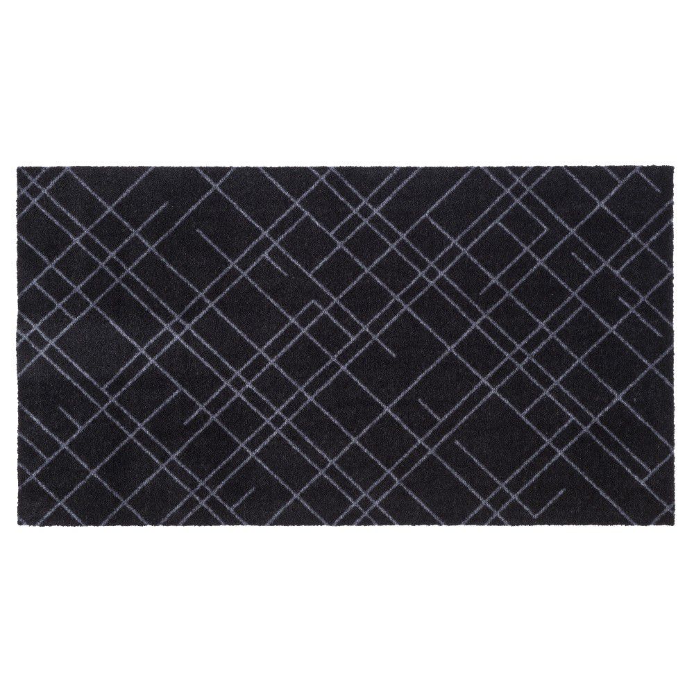 Černošedá rohožka tica copenhagen Lines, 67 x 120 cm - Bonami.cz