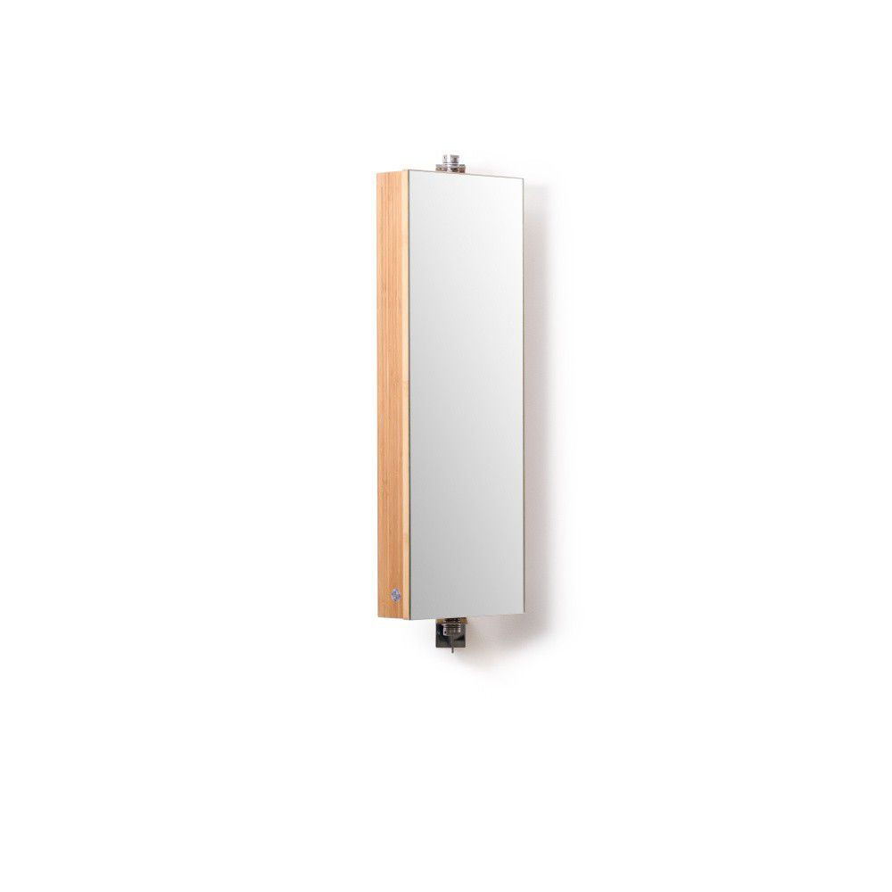 Bambusová koupelnová skříňka se zrcadlem Wireworks Domain Bamboo, výška 71 cm - Bonami.cz