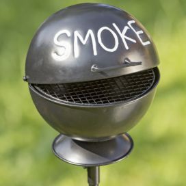 DekorStyle Zahradní popelník Smoke 113 cm