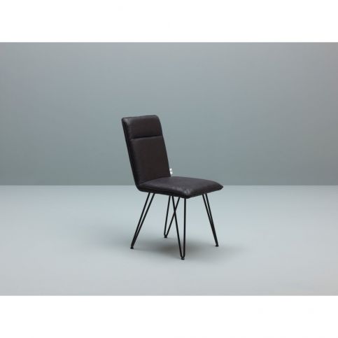 Sada 4 černých židlí s černým podnožím Design Twist Elice - Bonami.cz
