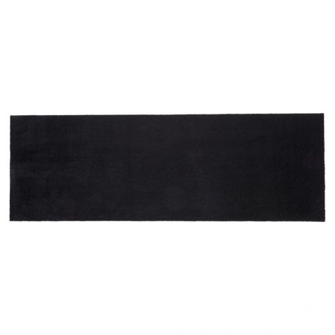 Černá rohožka tica copenhagen Unicolor, 67 x 200 cm - Bonami.cz