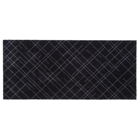 Černošedá rohožka tica copenhagen Lines, 67 x 150 cm - Bonami.cz