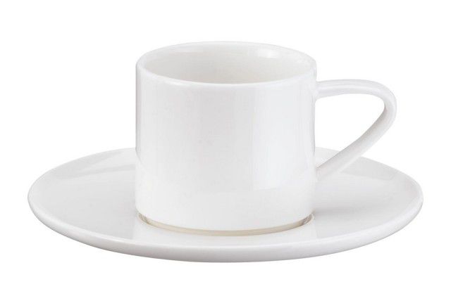 Hrníček na espresso s podšálkem 0,06 l A TABLE ASA Selection - bílý - Homein.cz