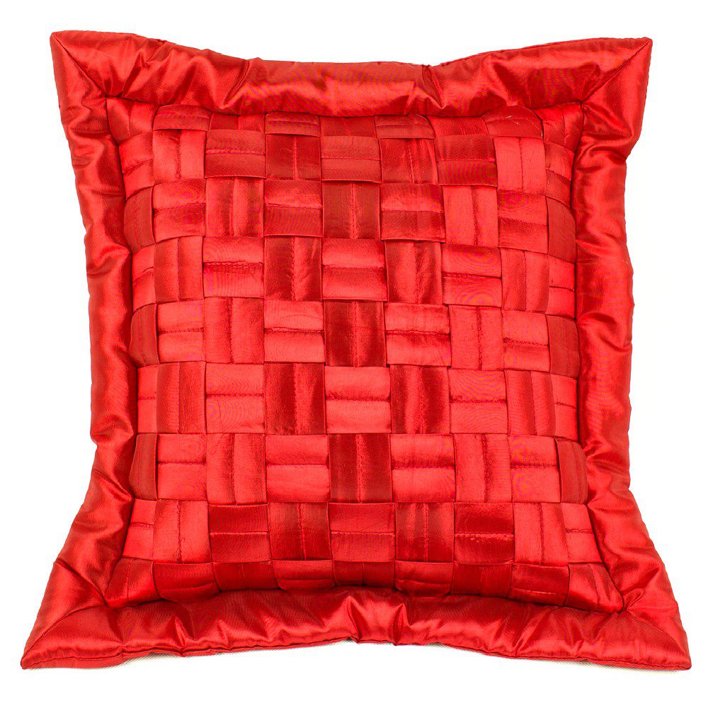 BO-MA Povlak na polštářek mřížka červená, 45 x 45 cm,  - 4home.cz