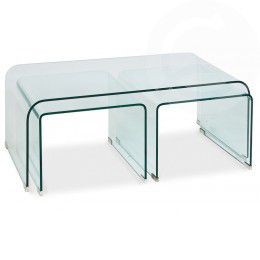 Skleněný konferenční stolek větší - CS - M-byt