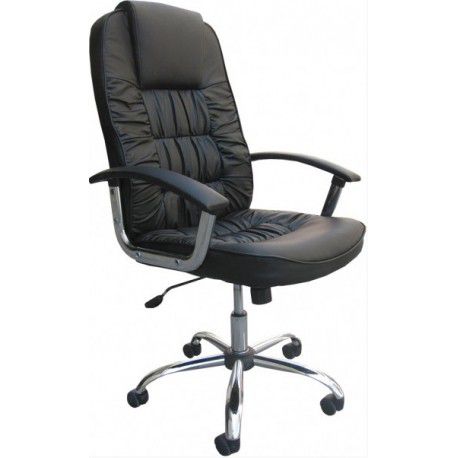 Kancelářská židle černá koženka- ADK - M-byt