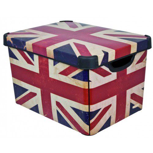Úložný box dekorativní L BRITISH FLAG, Curver - 4home.cz