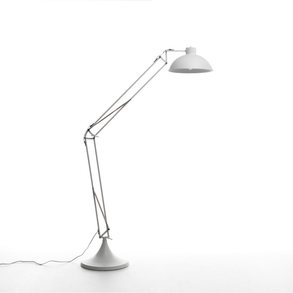 Bílá stojací lampa Design Twist Isparta - Bonami.cz
