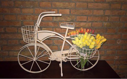 Retro bicykl jako stojan na květiny - EW - M-byt