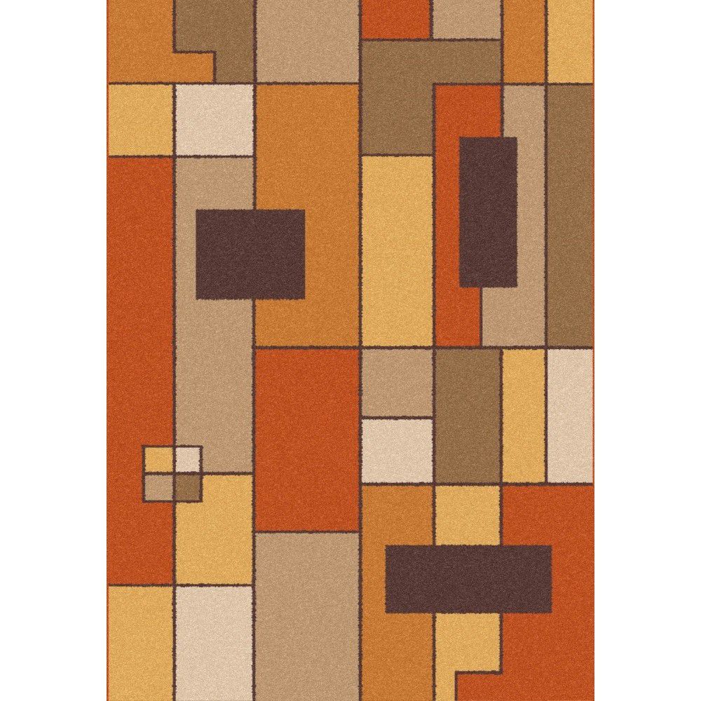 Oranžovohnědý koberec Universal Boras Rust, 133 x 190 cm - Bonami.cz