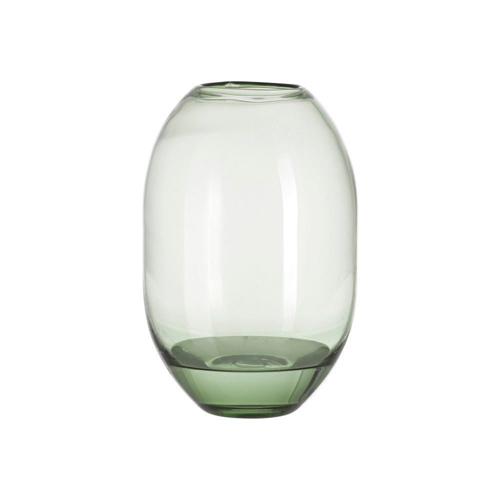 Zelená skleněná váza A Simple Mess Hedge, výška 29 cm - Bonami.cz