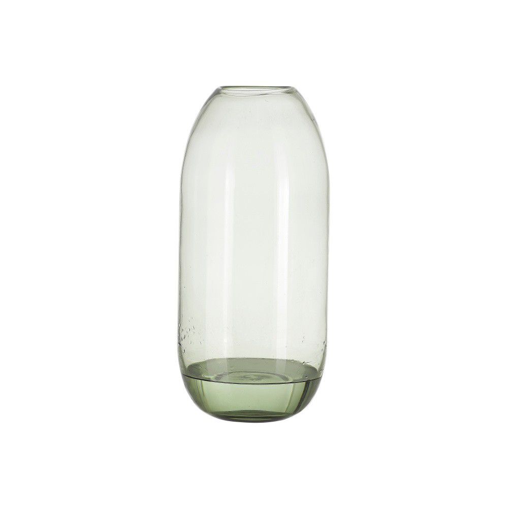 Zelená skleněná váza A Simple Mess Hedge, výška 38 cm - Bonami.cz