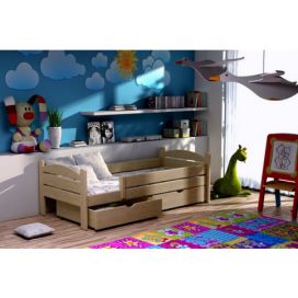 Dřevěná dětská postel - VO