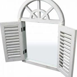 Závěsné zrcadlo s okenicí - GD