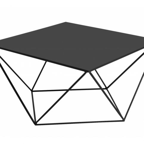 Konferenční stolek Deryl 80 x 80 cm, kov - Designovynabytek.cz