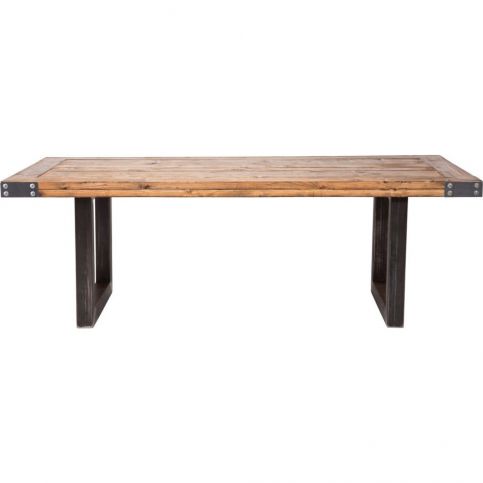 Jídelní stůl s deskou z borovicového dřeva Kare Design Offroad, 220 x 100 cm - Bonami.cz