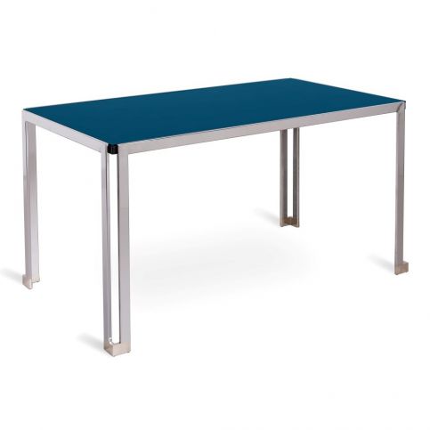 Jídelní stůl s modrou deskou Design Twist Savona - Bonami.cz