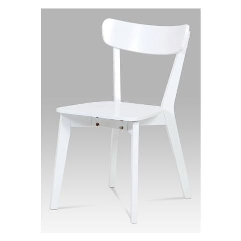 Bílá jídelní židle -AT - M-byt