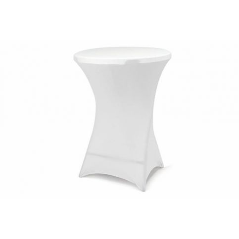 OEM D37101 Potah pro vysoký stůl - elastický, bílá 80 x 80 x 110 cm - T-zboží.cz