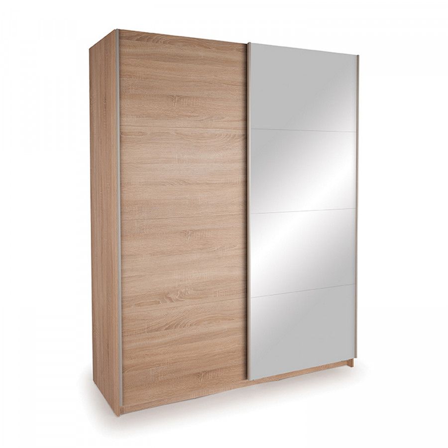 Idea Skříň s posuvnými dveřmi DECOR 150 dub/zrcadlo - ATAN Nábytek
