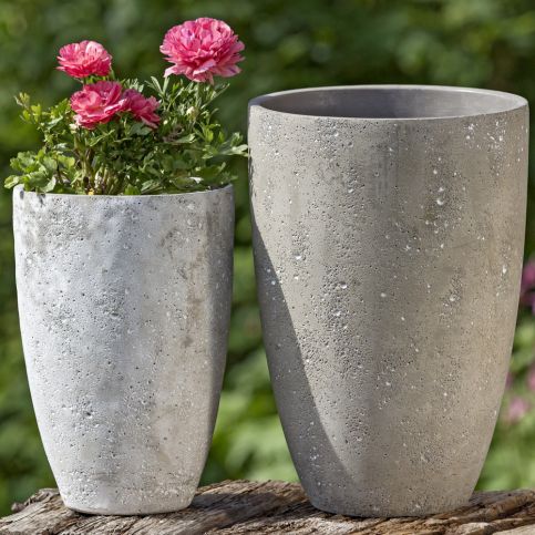 Sada 2 dekorativních váz z betonu Boltze - Bonami.cz