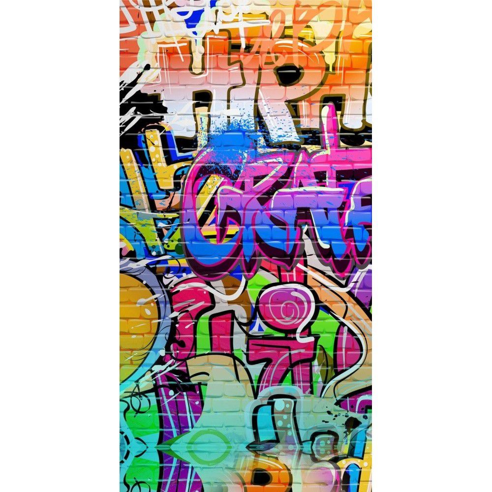 Plážová osuška s potiskem Good Morning Graffity, 150 x 75 cm - Bonami.cz