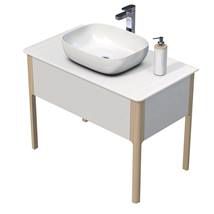Koupelnová skříňka pod umyvadlo Naturel Skandinavia 78x55 cm bílá lesk SCAN78.1Z.9016G - Siko - koupelny - kuchyně