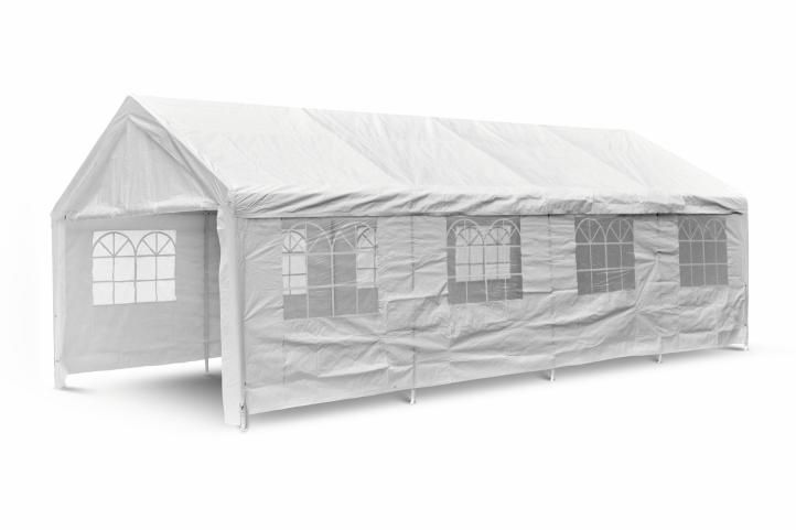 Garthen 757 Zahradní párty stan - bílý, 4 x 8 m - Kokiskashop.cz