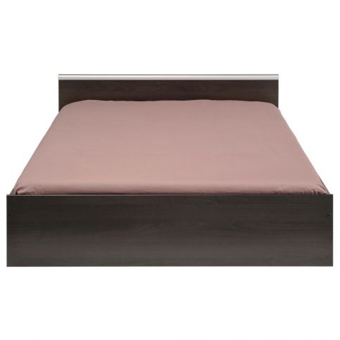 Hnědá dvoulůžková postel se 2 zásuvkami Parisot Arlette, 140 x 200 cm - Bonami.cz