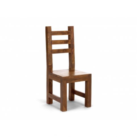Židle z indického masivu palisandr Barva Barva č. 3 - Světlé Medová  CHAIR-S - Lakšmi - Indický Nábytek.cz