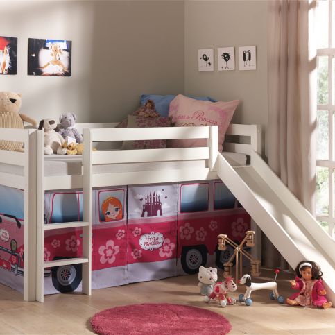 Dětská postel z masivu Pino PIHSGB14-71 - Látka kolem postele - Nábytek aldo - NE